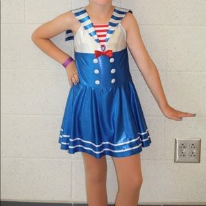 Revolution Dancewear sailor costume. Size LC